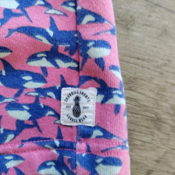 chubbies lounge shorts Size XXL 7" Inseam Pink Orca Print - Picture 8 of 9